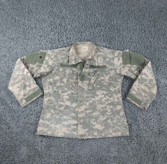 Camo Other - Propper Tactical Jacket Mens Medium Gray Camo Rip Stop Long Sleeve Full Zip '